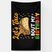Banderoles Taco Bout My Birthday Cinco De Mayo Party (Vertical)