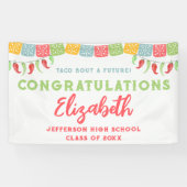 Banderoles Taco Bout Un Futur Fête de Graduation (Horizontal)