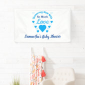 Banderoles Tant de Baby shower d'amour (En situation)