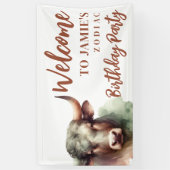 Banderoles Taurus Zodiac Thème Anniversaire Affiche de bienve (Vertical)