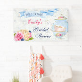 Banderoles Tea Party Roses Teapot (En situation)