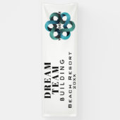 Banderoles Team Building - Dream Team Company Logo (Vertical)