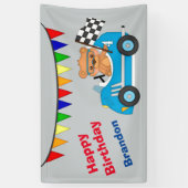 Banderoles Teddy Bear Race Anniversaire (Vertical)