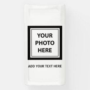 Banderoles Télécharger une photo et ajouter du texte - Person