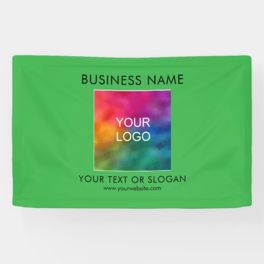 Banderoles Téléchargez votre propre logo d'entreprise Ajouter (Horizontal)