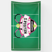 Banderoles Tenis party backdrop (Vertical)