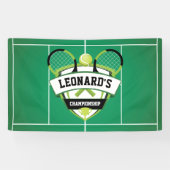 Banderoles Tenis party backdrop (Horizontal)