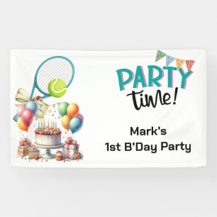 Banderoles Tennis Anniversaire Party for Tennis Player
