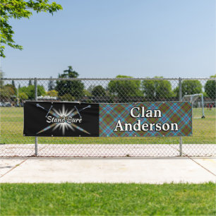 Banderoles Tente des montagnes d'Anderson de clan de festival