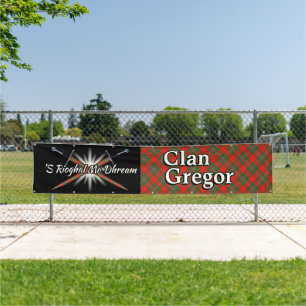 Banderoles Tente des montagnes de Gregor MacGregor de clan de