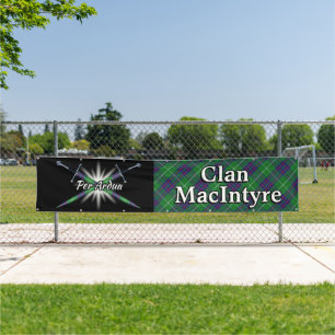 Banderoles Tente des montagnes de MacIntyre de clan de