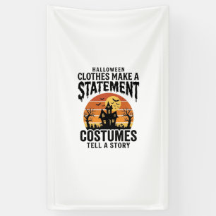 Banderoles Tenue de déguisement Halloween Chemise vintage Des