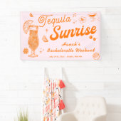 Banderoles Tequila Sunrise Enterrement de Vie de Jeune Fille (En situation)