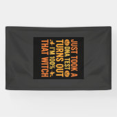 Banderoles Test ADN de sorcière d'Halloween Design drôle (Horizontal)