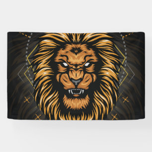 Banderoles Tête de lion