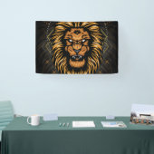 Banderoles Tête de lion (Salon professionnel)