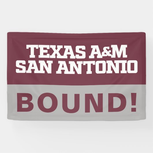 Banderoles Texas A&M San Antonio (Horizontal)