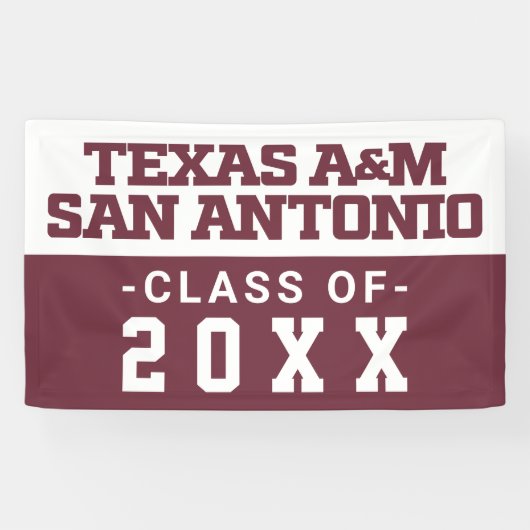Banderoles Texas A&M San Antonio (Horizontal)