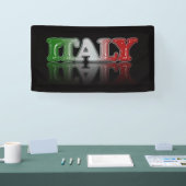 Banderoles Texte ITALIEN avec réflexion (Salon professionnel)