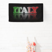 Banderoles Texte ITALIEN avec réflexion (Insitu)