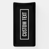 Banderoles Texte modifiable moderne dans le cadre style logo  (Verticale)