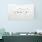 Banderoles Texte modifiable pour entreprise, salutation ou no (Salon professionnel)