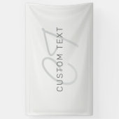 Banderoles Texte modifiable pour entreprise, salutation ou no (Vertical)