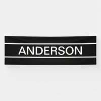 Texte personnalisable | Bold Modern Black & White
