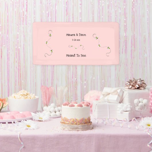 Banderoles Texte personnalisable prévu pour les abeilles (Fête)