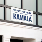 Banderoles Texte personnalisé pour Kamala (Bâtiment extérieur)