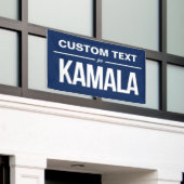 Banderoles Texte personnalisé pour Kamala (Bâtiment extérieur)
