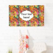 Banderoles Texture colorée de trous (En situation)