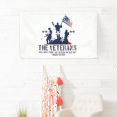 Banderoles Thank You For Your Service Veterans, Veterans Day (En situation)