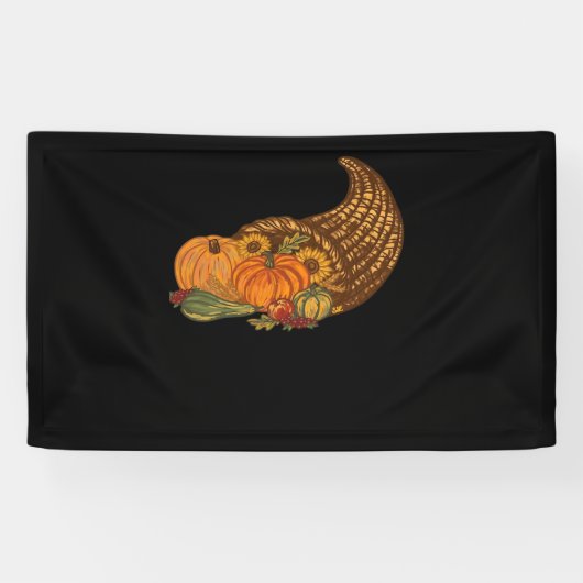 Banderoles Thanksgiving Cornucopia Classic T-Shirt (Horizontal)