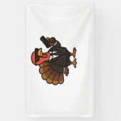 Banderoles Thanksgiving Secret Agent Turkey Classic T-Shirt (Vertical)