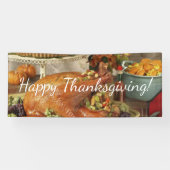 Banderoles Thanksgiving turkey dinner (Horizontal)
