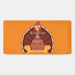Banderoles Thanksgiving Turkey Thunder Cove