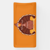 Banderoles Thanksgiving Turkey Thunder Cove (Verticale)