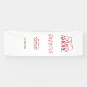 Banderoles That’s Amore Red hand drawn Bridal Shower (Horizontal)