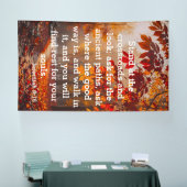 Banderoles The Ancient Path of Peace Jeremiah 6:16 (Salon professionnel)