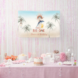Banderoles The Big One Retro Summer Surf Anniversaire