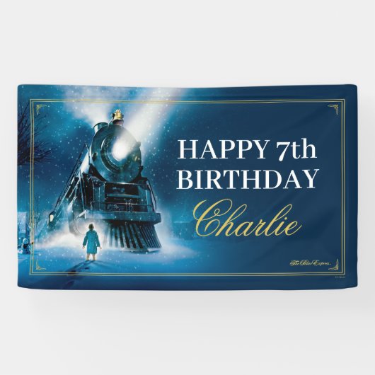 Banderoles The Polar Express Pajama Slumber Party Banner (Horizontal)