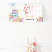 Banderoles Thé pour deux, anniversaire de thé (Insitu)