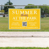 Banderoles Théâtre d'été au parc | Signal d'événement extérie (Insitu)