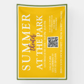 Banderoles Théâtre d'été au parc | Signal d'événement extérie (Verticale)