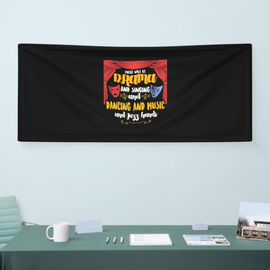 Banderoles Théâtre Il y aura un drame (Salon professionnel)