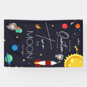 Banderoles Thème 2 Anniversaire de la Lune (Horizontal)