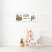 Banderoles Thème anniversaire de pêche (En situation)