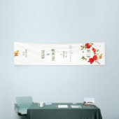 Banderoles Thème aquarelle des grenades Couleurs vives (Salon professionnel)