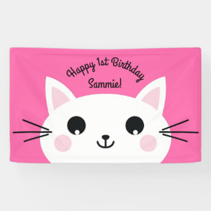 Banderoles Thème coloré mignon de fête d'anniversaire de